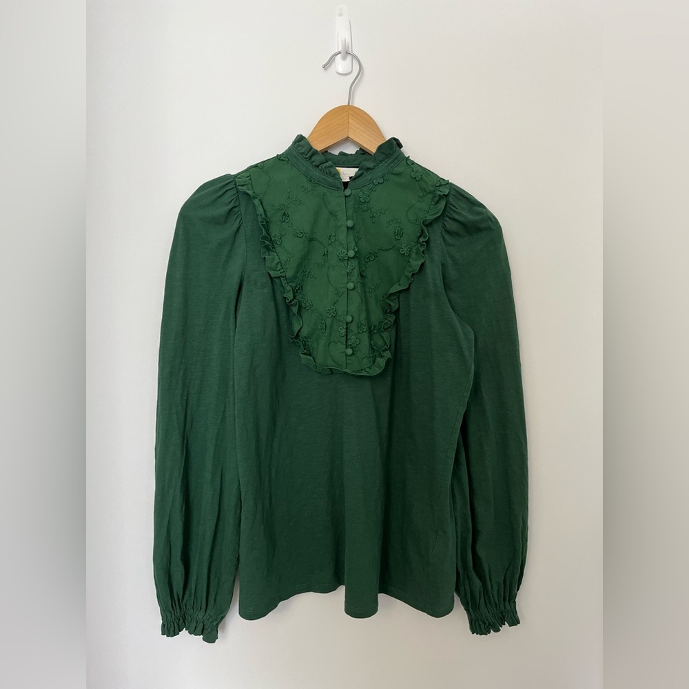 Boden embroidery blouse 100% cotton size 2
